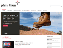 Tablet Screenshot of pfimi-thun.ch